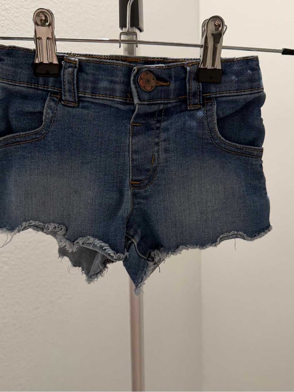 Garanimals Blue Denim Frayed Hem Jean Shorts